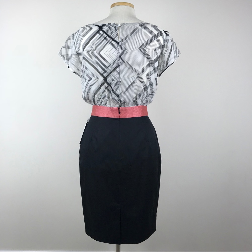 Rachel Roy Mixed Media dress . - Picture 5 of 7